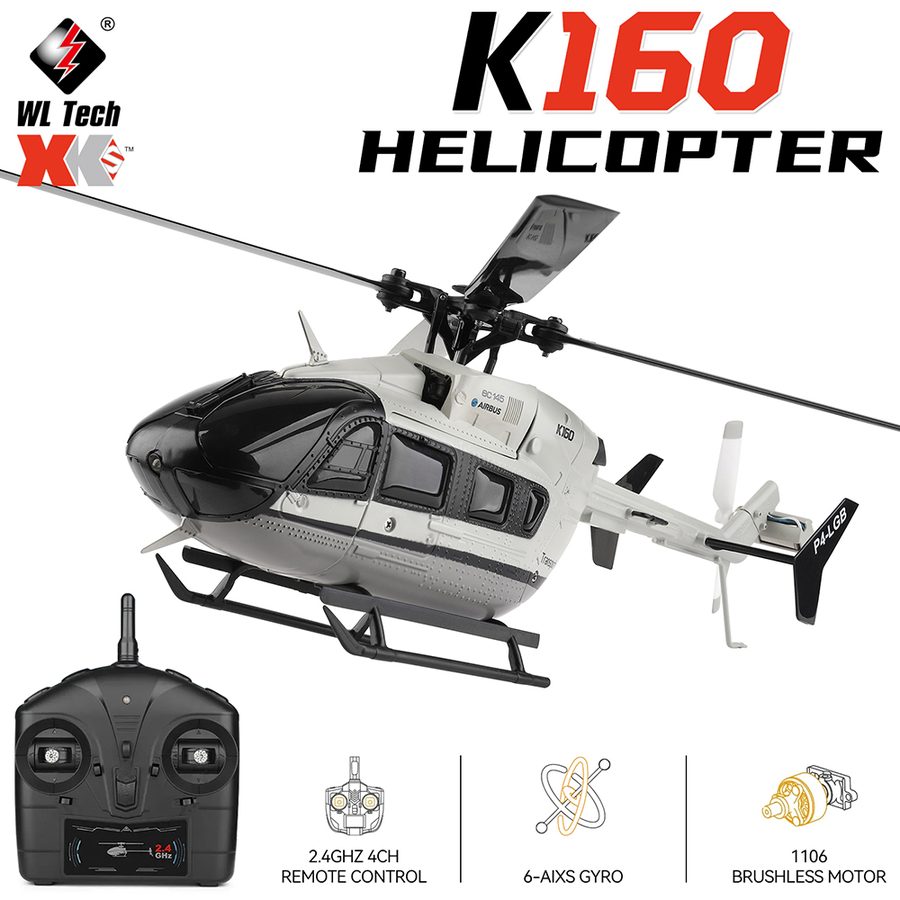 WLToys K160 4CH 4-Blade Flybarless Helicopter
