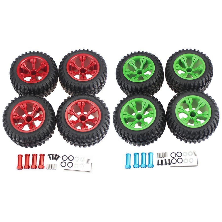 WLtoys 144001 124019 124018 Upgrade Tires Combo 4 Black Red