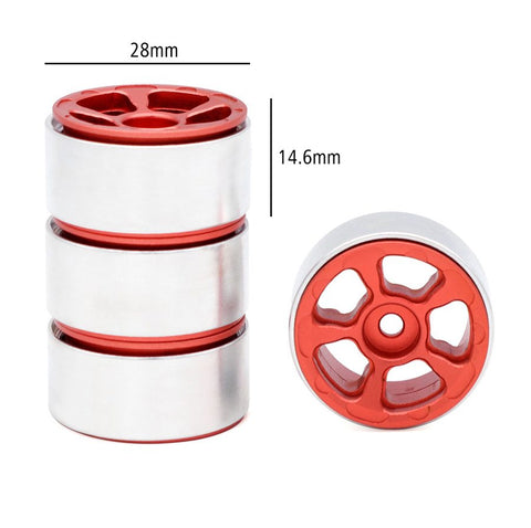 ZD Racing 1:24 1:18 Rock Crawler Aluminum Wheel Hub Set 4