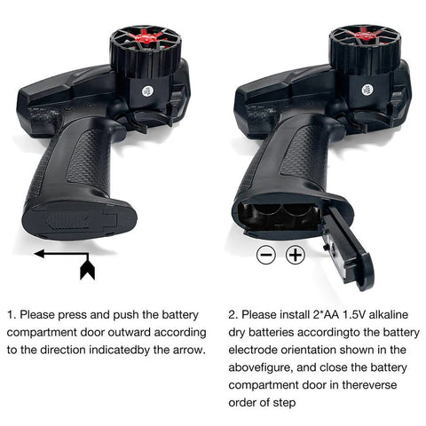 1/16 1/18 1/24 Car 4 CH Transmitter +mini Receiver AX-9S