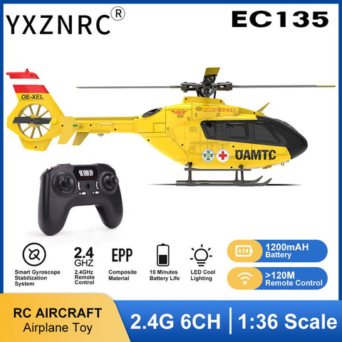 YUXIANG EC135 6CH Flybarless Scale Helicopter