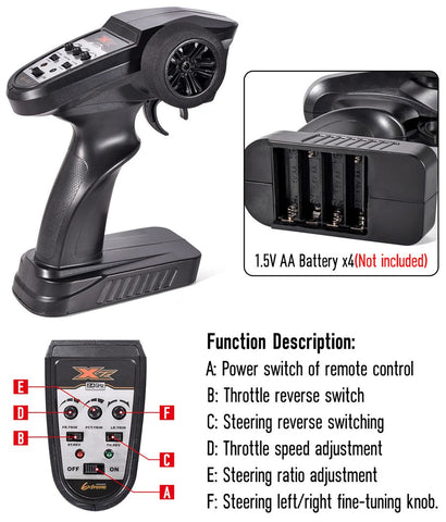Car F-10 1/12 Brushless