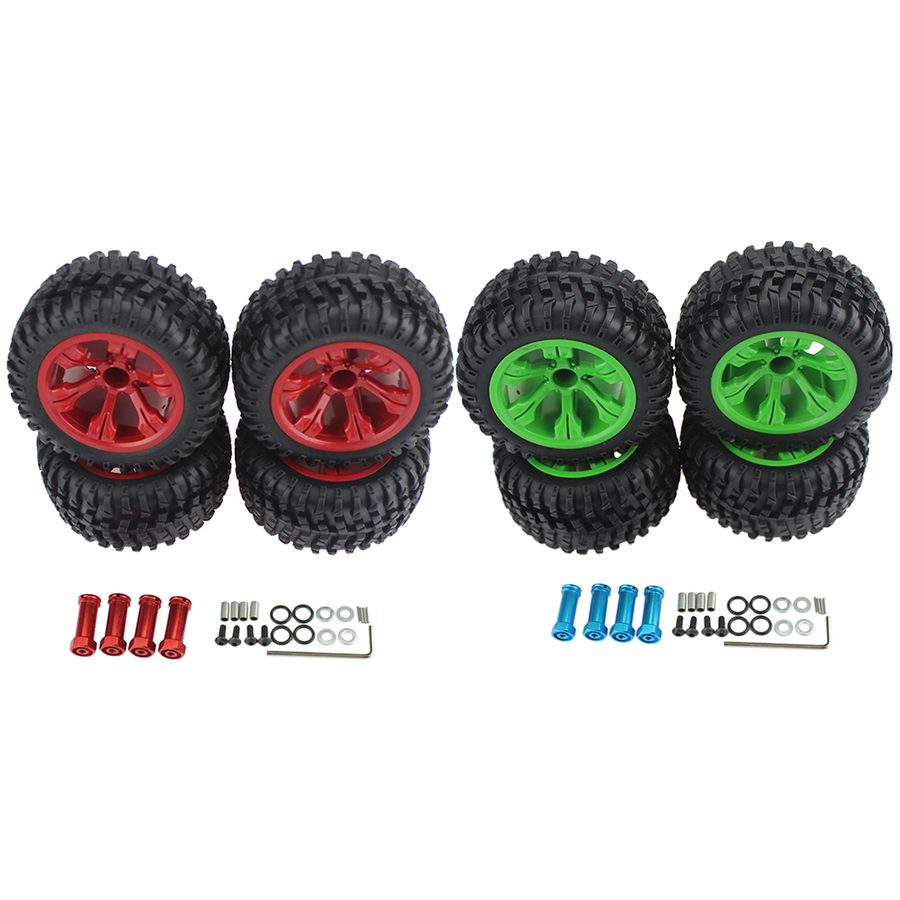 WLtoys 144001 124019 124018 Upgrade Tires Combo 4 Black Red