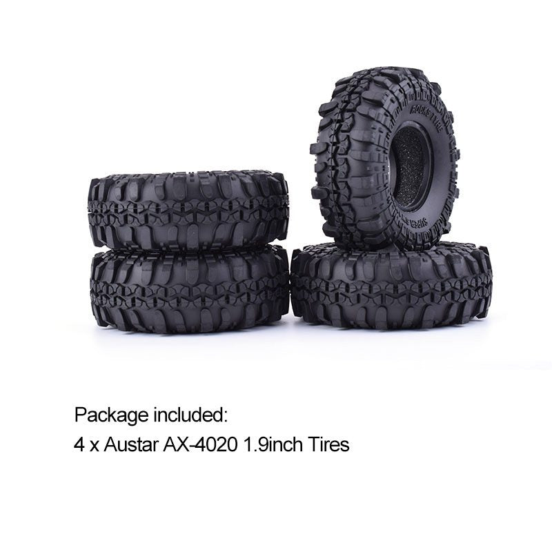 AX-4020 1.9 inch Crawler Tires Black 4