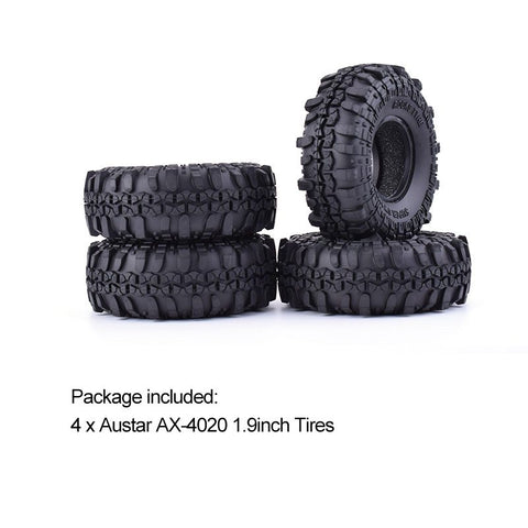 AX-4020 1.9 inch Crawler Tires Black 4
