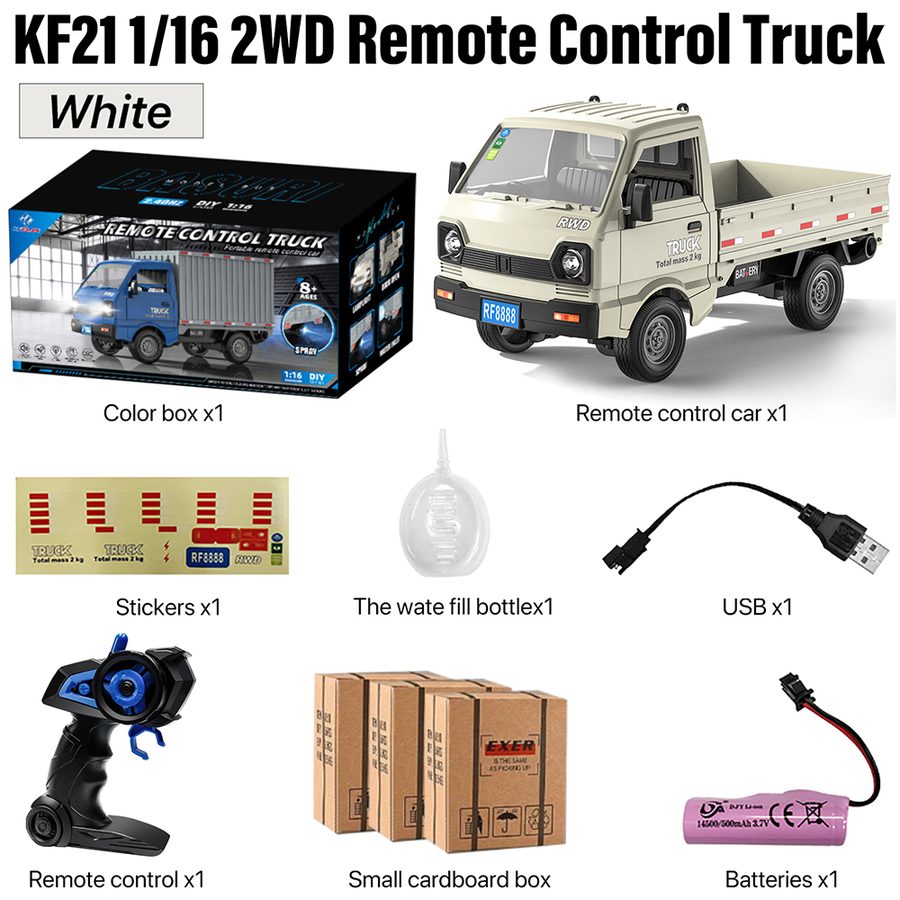 NEW 9IMOD KF21 RC Truck Car 1:16 2.4G Drift Climbing Pickup 2WD Van