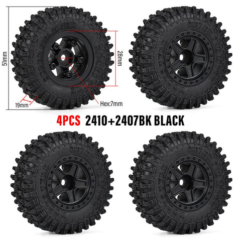 AUSTAR 1.0 inch Crawler Tires