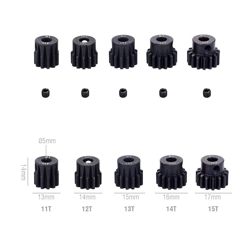 SURPASS HOBBY Metal Gear M1 11T 12T 13T 14T 15T Combo 5mm