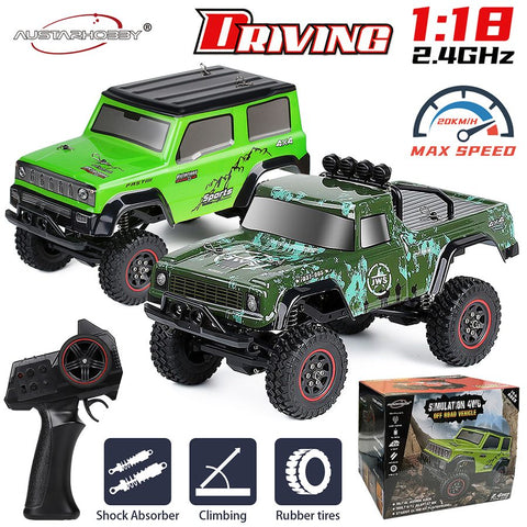Car AUSTARHOBBY AX-8801 AX-8802 1:18 mini Rock Crawler RTR