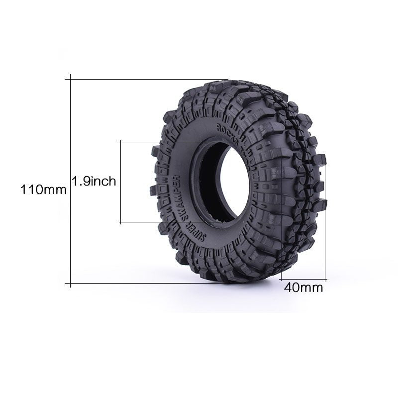 AX-4020 1.9 inch Crawler Tires Black 4