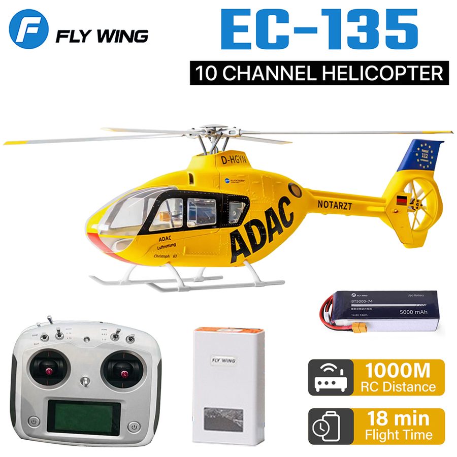 Fly Wing EC-135 10 CH Helicopter