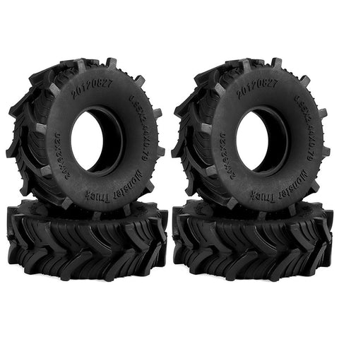 1.0 inch Tire For SCX24 TRX4M Set