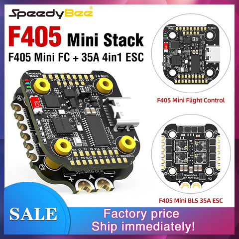 SpeedyBee SB-F4MINI-STACK Flight Controller / ESC Stack