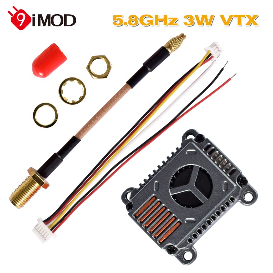 Airplane Parts 5.8GHz 3W FPV Camera 48CH 25/1000/2000/3000mW Drone